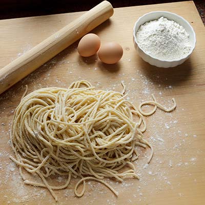 Mat og vinferier i Agriturismo med matlagingskurs