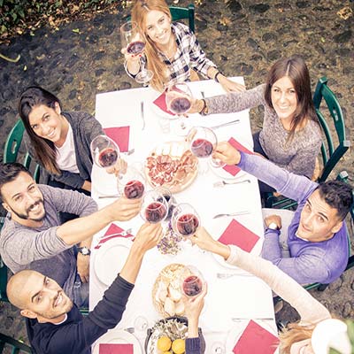 Bo i et våningshus for grupper