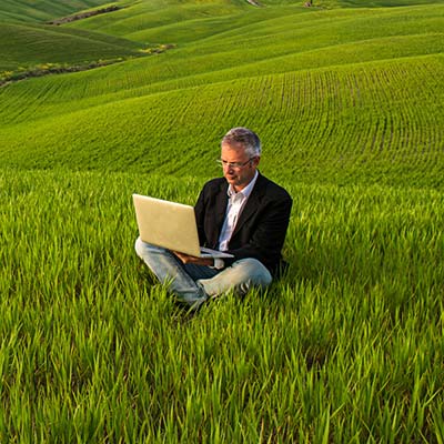 Arbeidsferie i gårdshuset